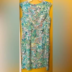 Floral light green Dress